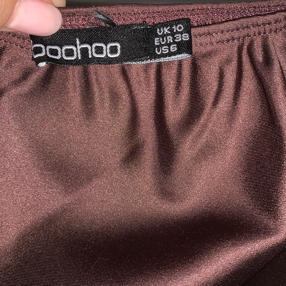 Midi satin skirt - Picture 2 of 2